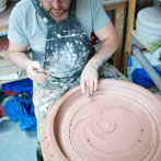 Wayne Clark in his studio 2017